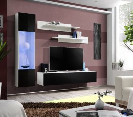 Regal für das Wohnzimmer FLY G3 - weiß/schwarz