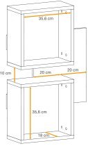 Wandelement Easy tip 04 - Votan/Schwarz
