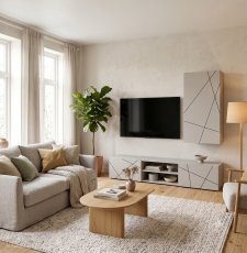 Wohnzimmer TV-Regal Geo 1