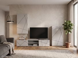 Wohnzimmer-TV-Regal Geo 2