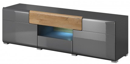 TV-Schrank Toledo 2 - Anthrazit/Grandson Eiche - 24JKDW41