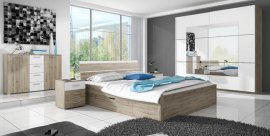 Schlafzimmer Beta - San Remo/Weiß