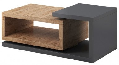 Couchtisch Bota - Anthrazit/Ribbec Eiche - 24JRFG97