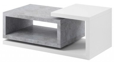Couchtisch Bota - weiß/Beton Colorado - 2484FG97