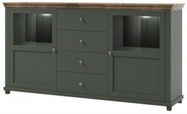 Kommode 2 Evora - grün - 24ZRJU25