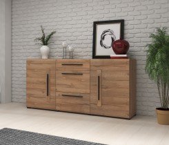 Kommode Tulsa - Enkel Eiche - 24KZFJ26