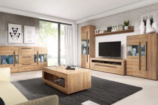 Helvetia meble - Kommode Tulsa 4 - Enkel Eiche - 24KZFJ45