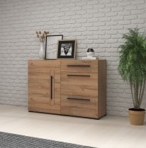 Helvetia meble - Kommode Tulsa 4 - Enkel Eiche - 24KZFJ45