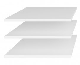 Regale für Kleiderschrank Optima 68 - 2497KL01