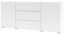 Kommode Ava - Weiß/Wotaneiche - 249NLM26