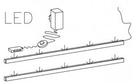 LED-Beleuchtung für Vitrinenaufsatz Aktiv - 25MTBI48