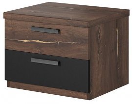 Nachttisch Sigma - Eiche Flagstaff/Kupferfaden - 24FWLI22