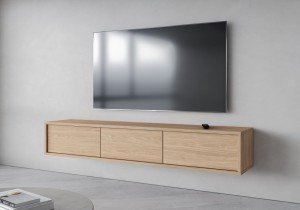 Helvetia meble - TV-Kommode Frida 3K – geölte Eiche – 24DOMT38