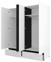 Helvetia meble - Garderobenschrank Cross S 2 - weiß - 249WMY20