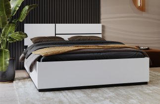 Helvetia meble - Bett Cross S - 180x200 cm - weiß - 249WMY32