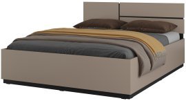 Bett Cross S - 160x200 cm - Kongo/Kongo-Schwarz - 24CWMY31