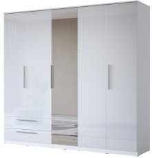 Garderobenschrank India S 2 - weiß - 2497DE21