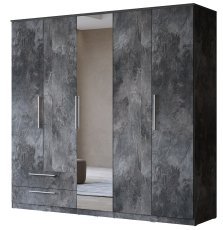 Garderobenschrank India S 2 - Schiefer - 24B0DE21