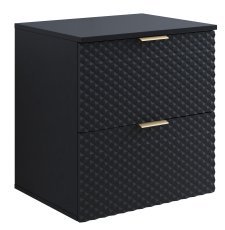 Unterschrank für Waschbecken Laura 60 cm - schwarz - 30W3NM47