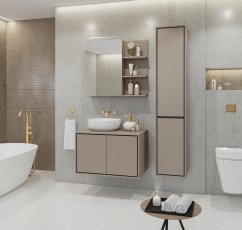 Badezimmerset Irvine - Kongo-Schwarz/Kongo