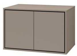 Unterschrank für Waschbecken Irvine - Kongo-Schwarz/Kongo - 30CWNP58