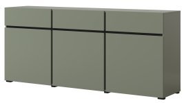 Kommode Cross - grün/grün-schwarz - 24GWMY43