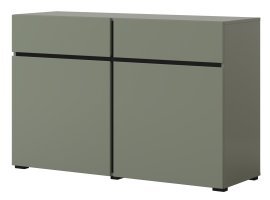 Kommode Cross - grün/grün-schwarz - 24GWMY45