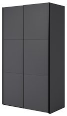 Kleiderschrank mit Schiebetüren Easy - schwarz - 24WLNW54