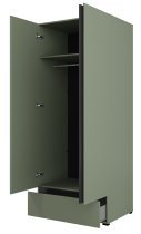 Helvetia meble - Kleiderschrank Cross S – grün/grün-schwarz – 24GWMY18