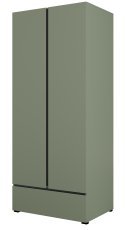 Kleiderschrank Cross S – grün/grün-schwarz – 24GWMY18