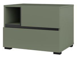 Nachttisch Cross S – grün/grün-schwarz – 24GWMY22