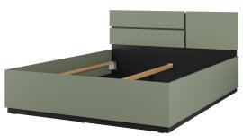 Bett Cross S – 160x200 cm – grün/grün‑schwarz – 24GWMY31
