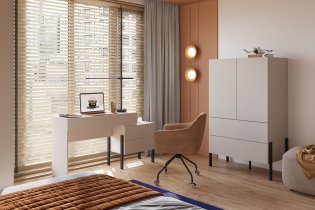 Helvetia meble - Schlafzimmer Jukon S – Kaschmir