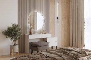 Helvetia meble - Schminktisch Jukon S – Kaschmir – 24KSND03