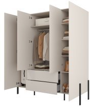 Helvetia meble - Kleiderschrank Jukon S – Kaschmir – 24KSND20