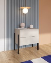 Helvetia meble - Nachtkästchen Jukon S – Kaschmir – 24KSND22