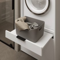 Helvetia meble - Schrank für Waschmaschine Andiamo – Weiß – 3097OK60