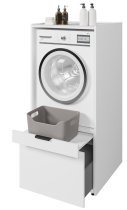 Helvetia meble - Schrank für Waschmaschine Andiamo – Weiß – 3097OK60