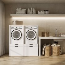Helvetia meble - Schrank für Waschmaschine Andiamo – Weiß – 3097OK60