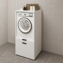 Helvetia meble - Schrank für Waschmaschine Andiamo – Weiß – 3097OK60