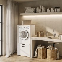 Helvetia meble - Schrank für Waschmaschine Andiamo – Weiß – 3097OK60