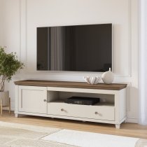 Helvetia meble - Wohnzimmer Evora – Hellbeige/Hellbeige/Eiche Dunin