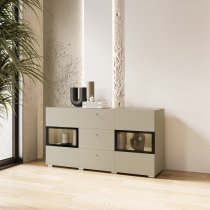 Helvetia meble - Kommode Baros – hellbeige – 2412BM26