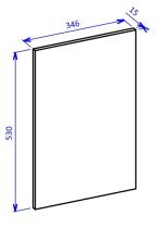 Helvetia meble - Front für Universal-Türen Ore – Kaschmir – 24KSOG03