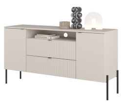 Helvetia meble - Kommode Ore – Kaschmir mit gerippter Struktur – 24KROG26