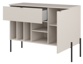 Helvetia meble - Kommode Ore – Kaschmir mit gerippter Oberfläche – 24KROG45