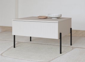 Helvetia meble - Couchtisch Ore – Kaschmir mit gerippter Struktur – 24KROG98