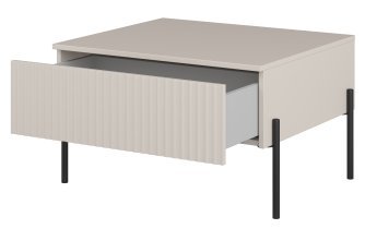 Helvetia meble - Couchtisch Ore – Kaschmir mit gerippter Struktur – 24KROG98