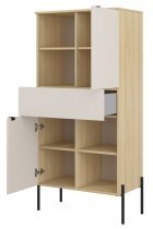 Helvetia meble - Regal Ore – Eiche Lindberg/Kaschmir – 24LKOG42