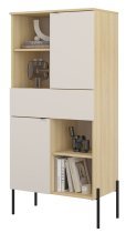 Helvetia meble - Regal Ore – Eiche Lindberg/Kaschmir – 24LKOG42